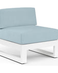 Sunset West Newport Sunbrella Armless Outdoor Club Chair
