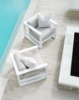 Sunset West Newport Sunbrella Outdoor Club Chair