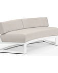 Sunset West Newport Sunbrella Outdoor Curved Sofa