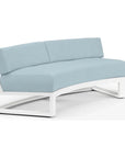 Sunset West Newport Sunbrella Outdoor Curved Sofa