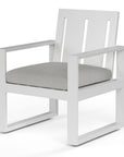 Sunset West Newport Sunbrella Outdoor Dining Armchair 2PC