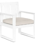 Sunset West Newport Sunbrella Outdoor Dining Armchair 2PC