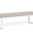 Sunset West Newport Sunbrella Outdoor Dining Bench
