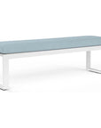 Sunset West Newport Sunbrella Outdoor Dining Bench