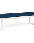 Sunset West Newport Sunbrella Outdoor Dining Bench