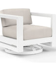 Sunset West Newport Sunbrella Swivel Outdoor Club Chair