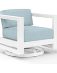 Sunset West Newport Sunbrella Swivel Outdoor Club Chair
