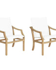 Castelle Nicoya Sling Outdoor Dining Chair By Castelle