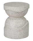 Emissary Noah 18 in. Round Terrazzo Garden Stool