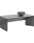 Nomad Concrete Outdoor Rectangular Coffee Table-Outdoor Coffee Tables-SUNPAN-LOOMLAN