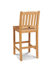 HiTeak Oasis Teak Outdoor Armless Barstool