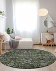 Addison Rugs Ocean Ripples Green Washable Indoor-Outdoor Rug