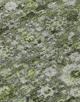 Addison Rugs Ocean Ripples Green Washable Indoor-Outdoor Rug