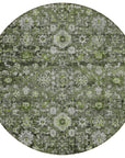 Addison Rugs Ocean Ripples Green Washable Indoor-Outdoor Rug