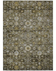 Addison Rugs Ocean Ripples Mocha Washable Indoor-Outdoor Rug