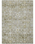 Addison Rugs Ocean Ripples Taupe Washable Indoor-Outdoor Rug
