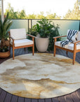 Addison Rugs Oelas Brown Washable Indoor-Outdoor Rug