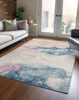 Addison Rugs Oelien Ivory Washable Indoor-Outdoor Rug
