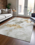 Addison Rugs Oelion Ivory Washable Indoor-Outdoor Rug