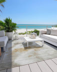 Addison Rugs Oelion Ivory Washable Indoor-Outdoor Rug