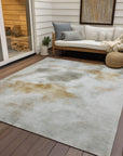 Addison Rugs Oelion Ivory Washable Indoor-Outdoor Rug
