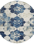 Addison Rugs Oelira Blue Washable Indoor-Outdoor Rug