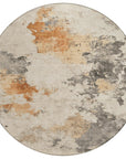 Addison Rugs Oelius Orange Washable Indoor-Outdoor Rug
