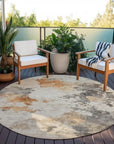 Addison Rugs Oelius Orange Washable Indoor-Outdoor Rug