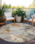Addison Rugs Oelius Orange Washable Indoor-Outdoor Rug
