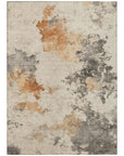 Addison Rugs Oelius Orange Washable Indoor-Outdoor Rug
