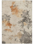 Addison Rugs Oelius Orange Washable Indoor-Outdoor Rug