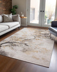 Addison Rugs Oelon Ivory Washable Indoor-Outdoor Rug
