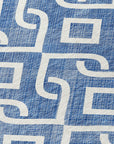 Addison Rugs Offset Stripes Blue Washable Indoor-Outdoor Rug