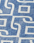Addison Rugs Offset Stripes Blue Washable Indoor-Outdoor Rug