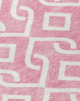 Addison Rugs Offset Stripes Blush Washable Indoor-Outdoor Rug