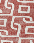 Addison Rugs Offset Stripes Burgundy Washable Indoor-Outdoor Rug