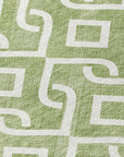 Addison Rugs Offset Stripes Green Washable Indoor-Outdoor Rug