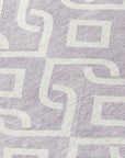 Addison Rugs Offset Stripes Lavender Washable Indoor-Outdoor Rug