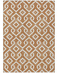 Addison Rugs Offset Stripes Paprika Washable Indoor-Outdoor Rug