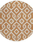 Addison Rugs Offset Stripes Paprika Washable Indoor-Outdoor Rug