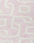 Offset Stripes Pink Washable Indoor-Outdoor Rug