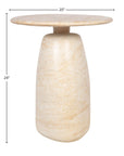 LH Home Olympia Concrete Outdoor Side Table