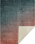 Addison Rugs Ombre Teal Washable Indoor-Outdoor Rug