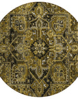 Addison Rugs Oriental Brown Washable Indoor-Outdoor Rug