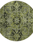 Addison Rugs Oriental Green Washable Indoor-Outdoor Rug