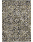 Addison Rugs Oriental Taupe Washable Indoor-Outdoor Rug