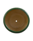 Emissary Ossal Green Ceramic Outdoor Planter