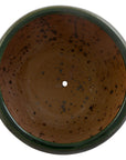 Emissary Ossal Green Ceramic Outdoor Planter