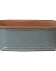 Emissary Oval Window Box Ceramic Planter