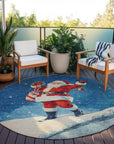 Addison Rugs Paelanor Blue Washable Indoor-Outdoor Rug